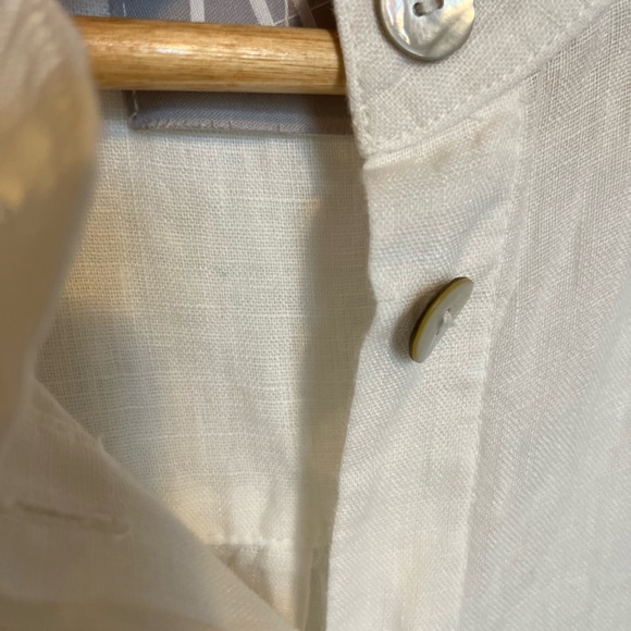 100% Linen White Dress from Canadian Company Linen Way Sz S - Picture 5 of 12